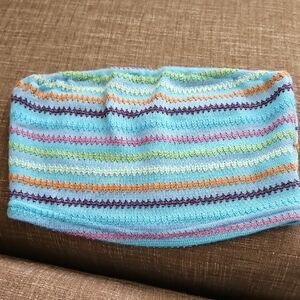 SHEIN Multicolor Striped Tube Top